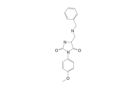 5-[(BENZYLAMINO)-METHYL]-3-(4-METHOXYPHENYL)-IMIDAZOLIDINE-2,4-DIONE