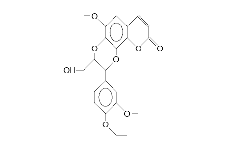 Cleomiscosin A monoethyl ether
