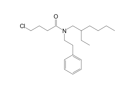 Butyramide, 4-chloro-N-(2-phenylethyl)-N-(2-ethylhexyl)-