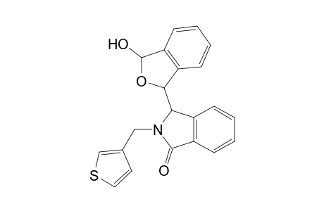 1H-Isoindol-1-one, 3-(1,3-dihydro-3-hydroxy-1-isobenzofuranyl)-2,3-dihydro-2-(3-thienylmethyl)-