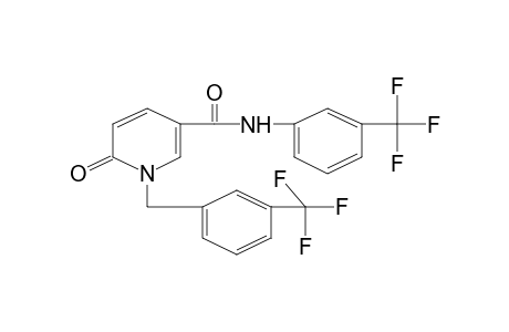 1,6-DIHYDRO-6-OXO-alpha,alpha,alpha-TRIFLUORO-1-[m-(TRIFLUOROMETHYL)BENZYL]-m-NICOTINOTOLUIDIDE