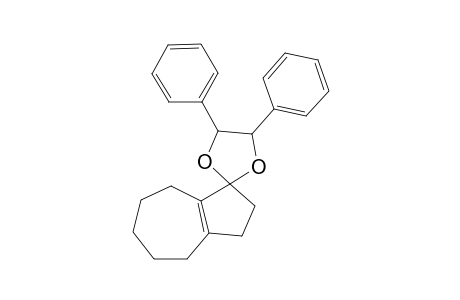 2,3,5,6,7,8-hexahydro-1H,4H-azulen-1-one (S,S)-hydrobenzoin ketal