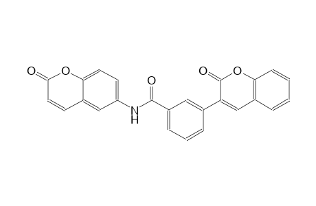 3-(2-oxo-2H-chromen-3-yl)-N-(2-oxo-2H-chromen-6-yl)benzamide