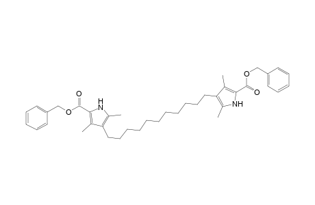 1,11-bis[5-(benzyloxycarbonyl)-2,4-dimethylpyrrol-3-yl]undecane