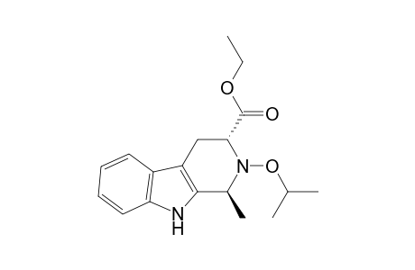 1H-Pyrido[3,4-b]indole-3-carboxylic acid, 2,3,4,9-tetrahydro-1-methyl-2-(1-methylethoxy)-, ethyl ester, trans-