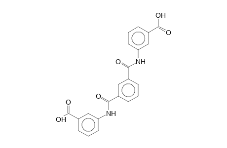 3-((3-[(3-Carboxyanilino)carbonyl]benzoyl)amino)benzoic acid