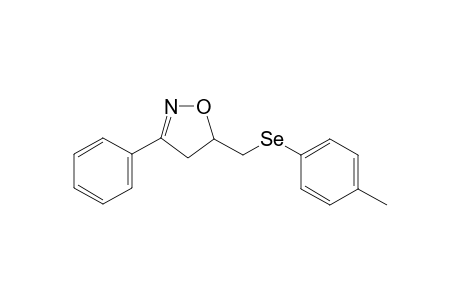 3-Phenyl-5-[(p-tolylselanyl)methyl]-4,5-dihydroisoxazole