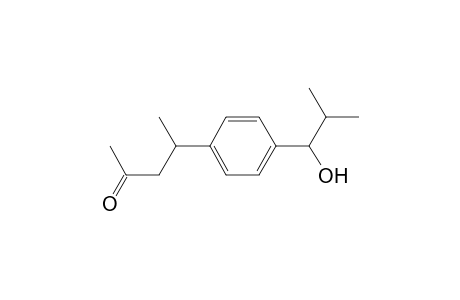 2-(4-(1-hydroxy-2-methylpropyl)phenyl)propyl methyl ketone