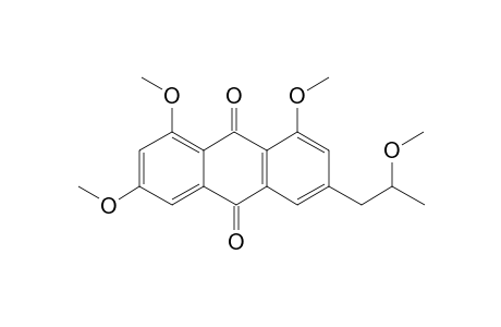 1,3,8-Trimethoxy-6-(2-methoxypropyl)anthracene-9,10-dione