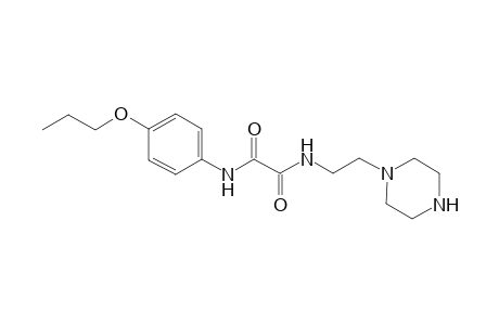 Ethanediamide, N-[2-(1-piperazinyl)ethyl]-N'-(4-propoxyphenyl)-