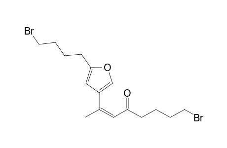 8-Bromo-2-[5'-( 4"-bromobutyl)-3'-furanyl]-2-octen-4-one