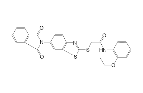 acetamide, 2-[[6-(1,3-dihydro-1,3-dioxo-2H-isoindol-2-yl)-2-benzothiazolyl]thio]-N-(2-ethoxyphenyl)-