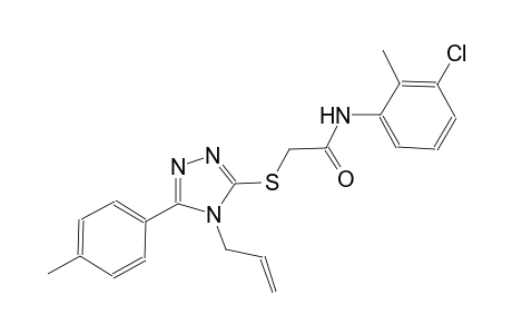 2-{[4-allyl-5-(4-methylphenyl)-4H-1,2,4-triazol-3-yl]sulfanyl}-N-(3-chloro-2-methylphenyl)acetamide