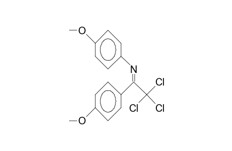 N-(2,2,2-Trichloro-1-<4-methoxy-phenyl>-1-ethylidene)-P-anisidine