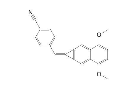 1-[(p-Cyanophenyl)methylidene]-3,6-dimethoxy-1H-cyclopropa[b]naphthalene