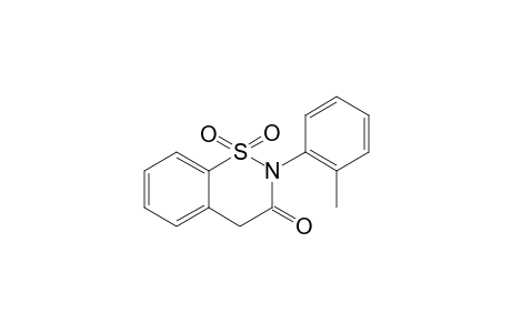 3,4-Dihydro-2-(2-methylphenyl)-2H-1,2-benzo[e]thiazine 1,1-dioxide