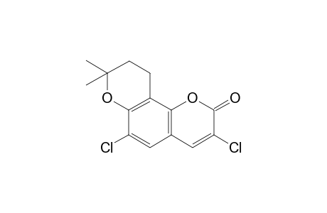 3,6-dichloro-8,8-dimethyl-9,10-dihydropyrano[6,5-h]chromen-2-one