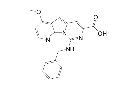 9-Benzylamino-4-methoxypyrido[3',2':4,5]pyrrolo[1,2-c]pyrimidine-7-carboxylic acid