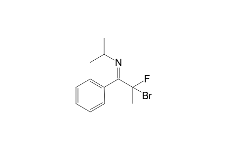 (E)-N-(2-Bromo-2-fluoro-1-phenylpropylidene)isopropylamine