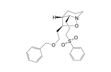(5R,6S,8R)-6-(2-benzoxyethyl)-8-(3-besylpropyl)-7-oxa-1-azabicyclo[3.2.1]octane
