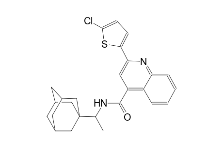 N-[1-(1-adamantyl)ethyl]-2-(5-chloro-2-thienyl)-4-quinolinecarboxamide