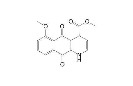 5,10-diketo-6-methoxy-1,4-dihydrobenzo[g]quinoline-4-carboxylic acid methyl ester