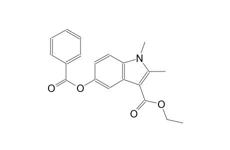 ethyl 5-(benzoyloxy)-1,2-dimethyl-1H-indole-3-carboxylate