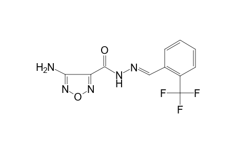 4-Amino-N'-{(E)-[2-(trifluoromethyl)phenyl]methylidene}-1,2,5-oxadiazole-3-carbohydrazide