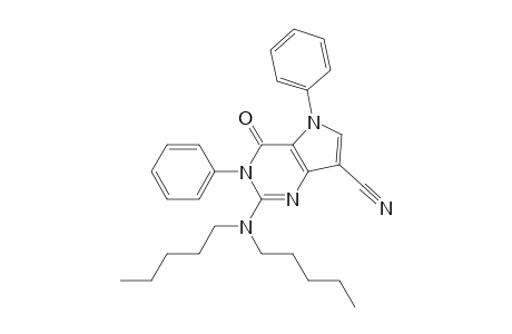 7-Cyano-2-dipentylamino-3,5-diphenyl-3H-pyrrolo[3,2-d]pyrimidine-4(5H)-one