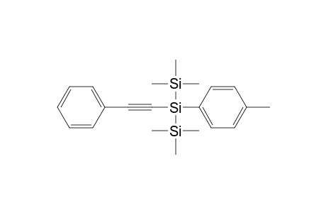 2-(Phenylethynyl)-2-(para-tolyl)-hexamethyltrisilane