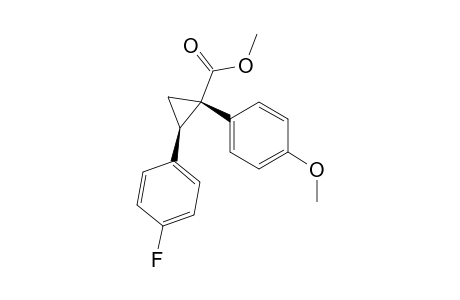Methyl (1S,2R)-2-(4-fluorophenyl)-1-(4-methoxyphenyl)cyclopropane-1-carboxylate