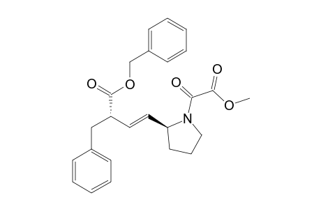 SIGNALSET-#1;(2S)-N-METHOXYCARBONYLCARBONYL-2-[(3'S)-3'-BENZYL-3'-BENZYLOXYCARBONYLPROP-1'-ENYL]-PYRROLIDINE