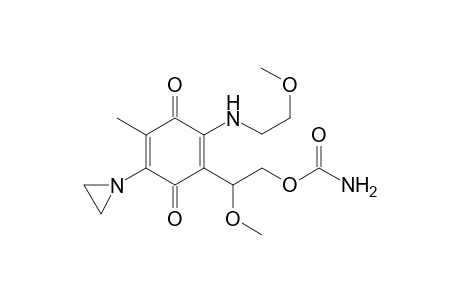 5-(1'-Aziridinyl)-3-[1''-methoxy-2"-carbamoyloxy)ethyl]-2-[(2"-methoxyethyl)amino]-6-methyl-1,4-benzoquinone
