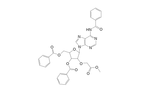 2'-O-[(Methoxycarbonyl)methyl)-N(6),3-O,5-O-tribenzoyladenosine