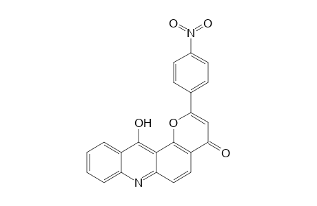 2-(4-nitrophenyl)-7H-pyrano[2,3-a]acridine-4,12-dione