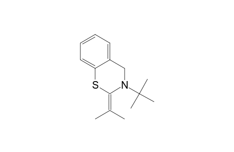 3-(t-Butyl)-2,4-dihydro-2-isopropylidene-2H-1,3-benzothiazine