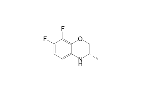 (3S)-7,8-bis(fluoranyl)-3-methyl-3,4-dihydro-2H-1,4-benzoxazine