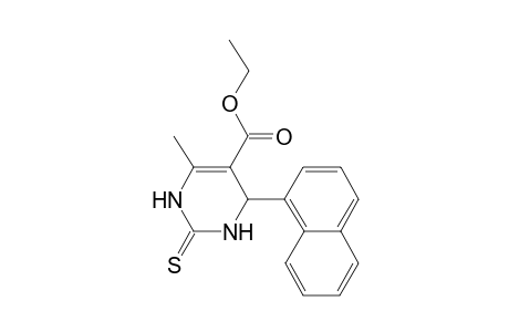Ethyl 6-methyl-4-(1-naphthyl)-2-thioxo-1,2,3,4-tetrahydro-5-pyrimidinecarboxylate