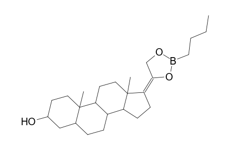 17-(2-Butyl-1,3,2-dioxaborolan-4-ylidene)androstan-3-ol