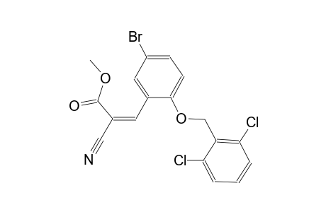 methyl (2Z)-3-{5-bromo-2-[(2,6-dichlorobenzyl)oxy]phenyl}-2-cyano-2-propenoate