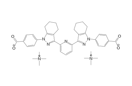 Bis(tetramethylammonium) 2,6-Bis[1-(4-carboxylatophenyl)-4,5,6,7-tetrahydrindazol-3-yl]pyridine