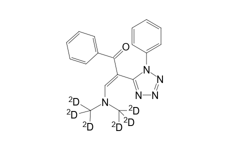 1-Phenyl-5-[1'-benzoyl-2'-(hexadeuterio)dimethylaminovinyl]-1H-tetrazole