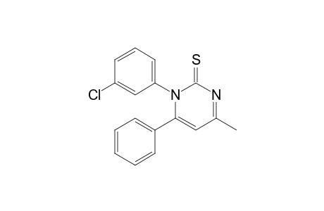 1-(m-Chlorophenyl)-4-methyl-6-phenyl-2[1H]pyrimidinethione
