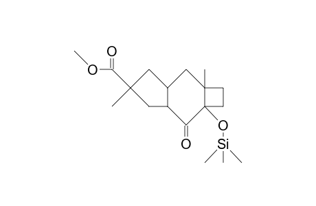 10b-Carboxymethyl-3b,10a-dimethyl-6b-trimethylsilyloxy-cis, cis-tricyclo(6.3.0.0/3,6)undecan-7-one