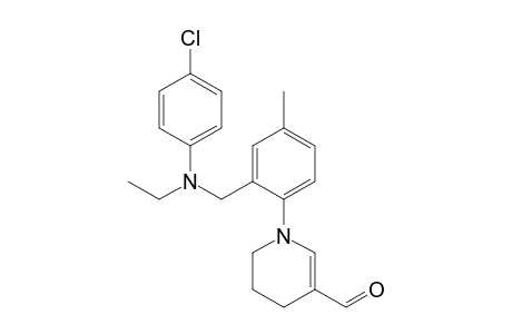 1-[2-[(4-chloro-N-ethyl-anilino)methyl]-4-methyl-phenyl]-3,4-dihydro-2H-pyridine-5-carbaldehyde