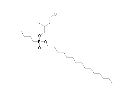 Butylphosphonic acid, hexadecyl 4-methoxy-2-methylbutyl ester