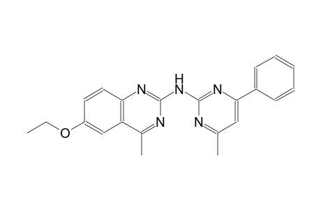 2-quinazolinamine, 6-ethoxy-4-methyl-N-(4-methyl-6-phenyl-2-pyrimidinyl)-