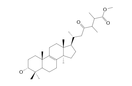 25-METHOXYCARBONYL-24-METHYLLANOSTA-8(9)-EN-23-OXO-3-BETA-OL