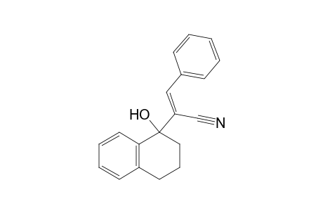(E)-2-(1-Hydroxy-1,2,3,4-tetrahydronaphthalen-1-yl)-3-phenylacrylonitrile