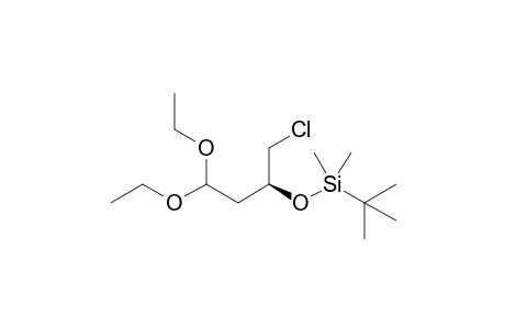 (S)-4-Chloro-1,1-diethoxy-3-(tert-butyldimethylsilyloxyl)butane